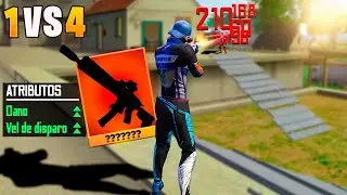 ESSA NOVA ARM4 ATRIBUTADA SE TORNOU A MAIS PODEROSA DO JOGO!! FREE FIRE MOBILE SOLO VS SQUAD