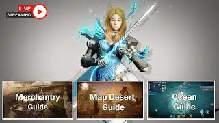 Black Desert Mobile Live Stream - UP Merchantry teritorial, Grinding Desert & Sea etc Eps 3
