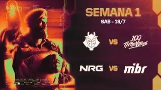 G2 x 100T | NRG x MIBR | VCT Americas Etapa 2 | Semana 1 - Dia 3