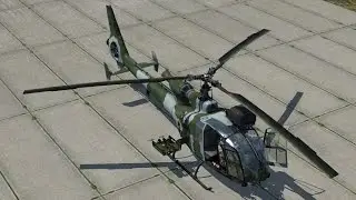 DCS World | Sa-342 Gazelle | Запуск, взлёт и навигация