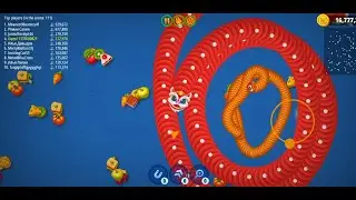 Wormszone.io Biggest Dragon Snake 🐍 || saap wala game|| 79 snake defeated|| #wormszone #foryou