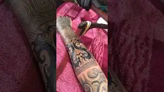 Tattoo roots: Kayan Sungai Asap #shorts #tattootechnique #ancienttattoo #tattooartist #borneotattoo