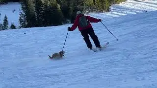 adam and happy first ski of 2022