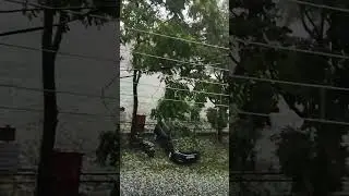 Hailstorm at Chandigarh