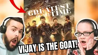The GOAT Official Trailer REACTION! | Thalapathy Vijay | Prabhu Deva | Venkat Prabhu