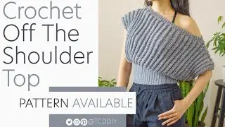 How To Crochet An Off the Shoulder Top | Pattern & Tutorial DIY