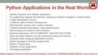 4 Python Applications in the Real World