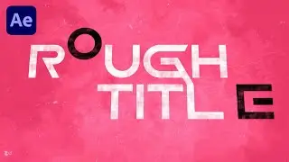 Creating a Squid Game 2-Style Title with Noise Effect