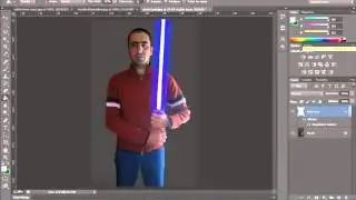 Photoshop: creación de un sable laser