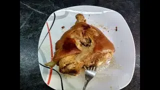 Приготовление свиной рульки