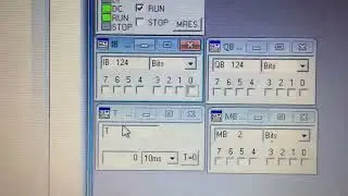 Controlled flashing Siemens PLC timers