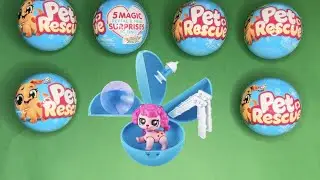 Unboxing Surprise Balls Pet Rescue NO talking video