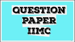 IIMC Question paper ANSWERED 2019 (adpr)