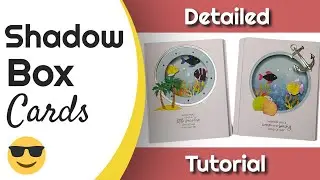 Shadow Box Card Tutorial Using Spellbinders Coastal Escape View Cutting Dies