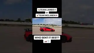 Loud Supercars SEND IT for the boys! Team Lambo or Team McLaren? #mclaren #lamborghini #aventador