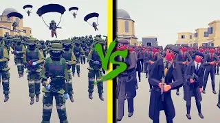 MILITARY SOLDIERS vs MAFIA TEAM - Totally Accurate Battle Simulator TABS