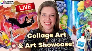 🔴 How do you Get Creative?  🖼️ Journal Collages + Art Showcase!