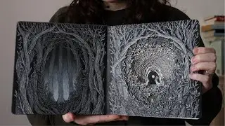 Adding colour, details, and glue to an Altered Book - video four