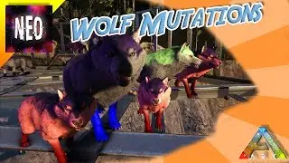 Fully Mutated Direwolf- Direwolf Breeding - S4E35 - [Ark Survival Game-play]