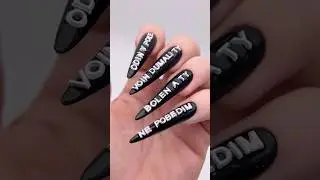 Эти объемные буквы, просто покорили моих клиенток😍 молд для маникюра 