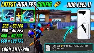 Free fire Max lag Fix config with 120 fps 🌠 working Anti Band ‼️