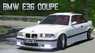 We Took a BMW E36 Coupe on Narrow Roads! - Assetto Corsa