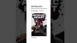 Atomic Heart уходит с Xbox Pass