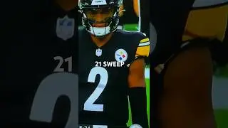 JUSTIN FIELDS 2 GOREGE PICKENS  with quick pass 🏈#nfl #viral #shorts