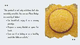 Corn Daliya | Makka Daliya | Makkai No Fada | Bhutte ka Daliya | Rava Corn #corn #porridge #maize
