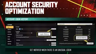 Account Security Optimization Free Fire | Login History Update Free Fire
