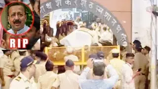 Baba Siddique's body reached at Bada Qabristan for Supurde Khaaq |Zeeshan Siddique reach