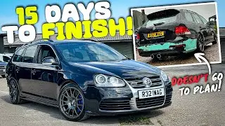 TRYING to Finish the Mk5 R32 Wagon! | Things DO NOT go to Plan!