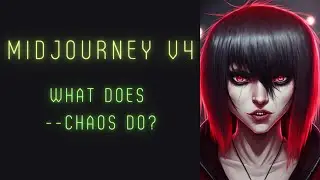 Exploring and experimenting with Midjourney v4 | What does --chaos do? | Midjourney Advanced Feature