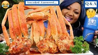 2x SPICY SNOW CRAB LEGS + SEAFOOD BOIL MUKBANG