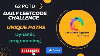Unique Paths | DP |Daily Leetcode Challenge | Leetcode 62 | Medium