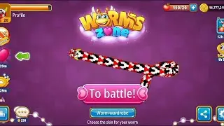 Worms Zone io Biggest Snake New Record 2025| Saamp Wala Game oggy jack #saamp#Ravindrasgaming