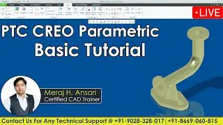 Mastering Creo Parametric :  Comprehensive Part Design Tutorials | Creo Parametric Complete Course.