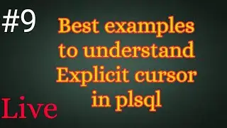 cursors in PLSQL with best example || types || uses || 2022
