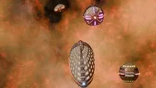 star trek sphere builder fleet 26th century  fly by
