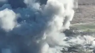The Russian Aerospace Forces strike with FAB-500 glide bombs