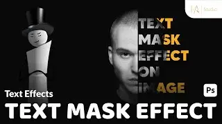 Text Mask Effect - Adobe Photoshop Tutorial.