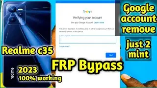 Realme C35 FRP Unlock tool 2023 || Realme C35 FRP unlock umt