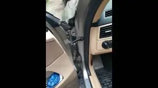 Скрип в двери BMW X3 E83. Замена ограничителя двери