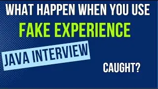 WATCH THIS, if you are trying to use fake java experience