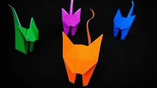 How to Make a Cute Origami Cat