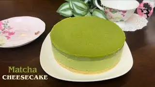 Matcha Cheesecake 🍵💚 | ASMR