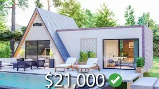 (6x12 Meters) Modern House Design | 1 Bedroom House Tour