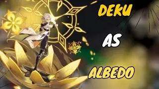 Class 1A react to Deku as Albedo | Genshin Impact | AU | BNHA/MHA | GCRV | TikTok