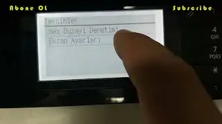 Canon İ-sensys MF 229dw Dil Ayarları Değiştirme / Language Setting