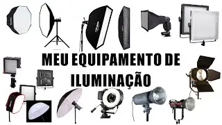 Meu Equipamento de Iluminação Fotográfica